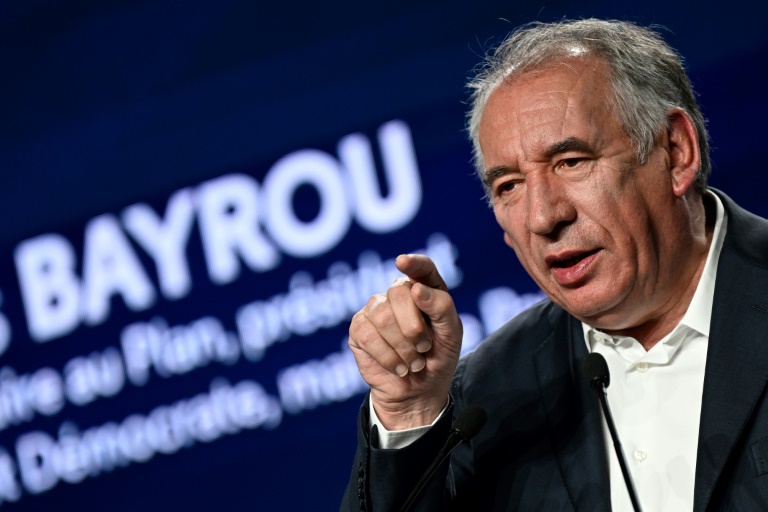 François Bayrou à l'université d'été du MoDem à Guidel (Morbihan) le 25 septembre 2022