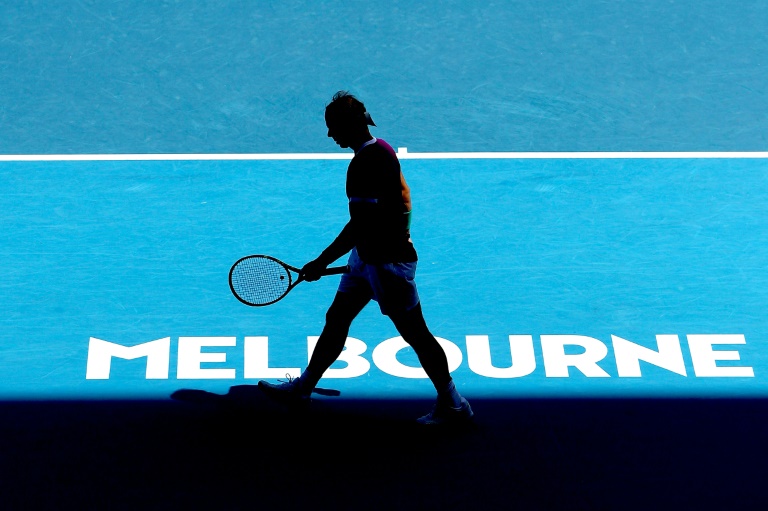 Rafa Nadal, arrivé malade à l'Open d'Australie, va aligner les succès, comme ici contre Adrian Mannarino, le 23 janvier 2022