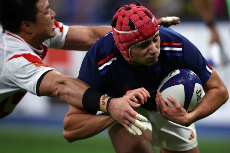 Louis Bielle-Biarrey au stade de France le 9 novembre 2024