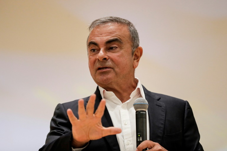 L'ancien patron de Renault Carlos Ghosn, à Jounieh, au Liban, le 20 septembre 2020