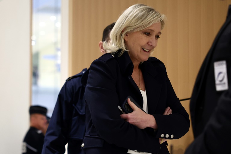 Marine Le Pen à Paris le 26 novembre 2024