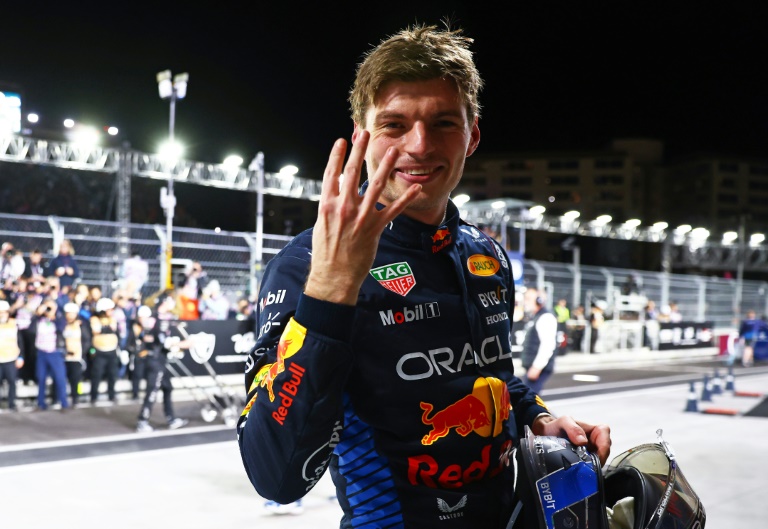 Max Verstappen sacré champion du monde pour la 4e fois, après le Grand Prix de Las Vegas, le 23 novembre 2024