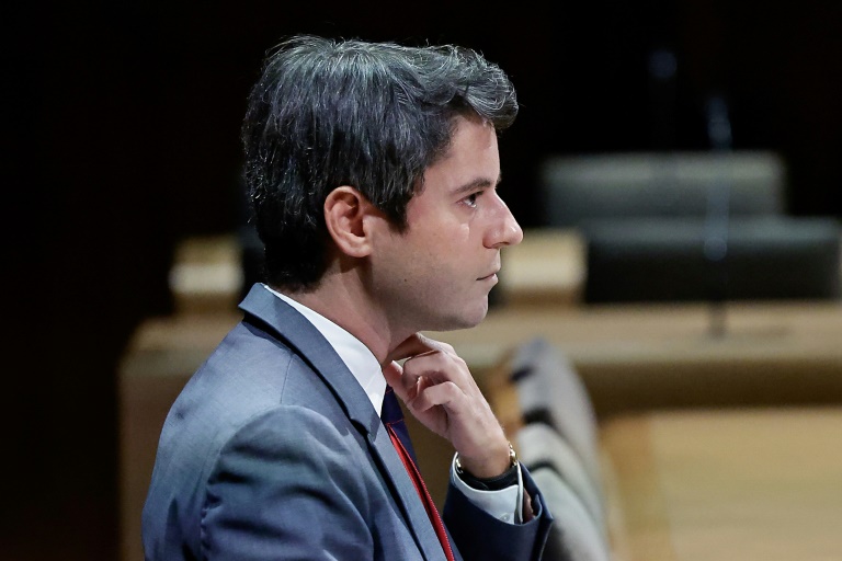 Gabriel Attal, président du groupe Ensemble pour la République à l'Assemblée nationale, à Paris, le 8 novembre 2024