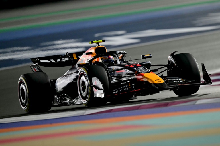 Le pilote Red Bull Sergio Perez lors des qualifications pour la course sprint du Grand Prix du Qatar, à Doha, le 29 novembre 2024