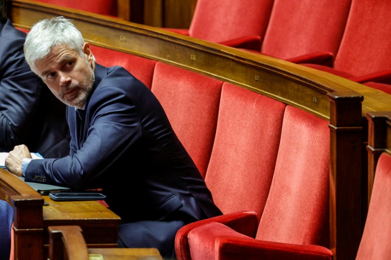 Laurent Wauquiez, président du groupe Droite républicaine à l'Assemblée nationale, le 28 octobre 2024