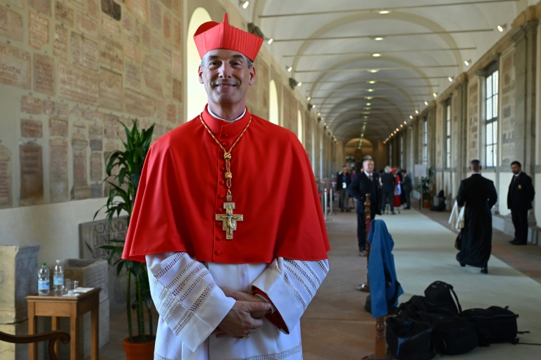 L'évêque d'Ajaccio, Mgr François-Xavier Bustillo, au Vatican le 30 septembre 2023