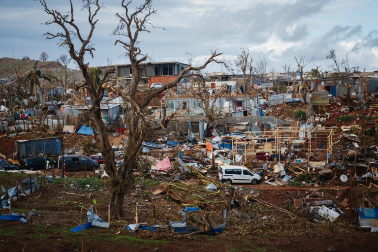 Le village de Trevani, à Mayotte, le 19 décembre 2024