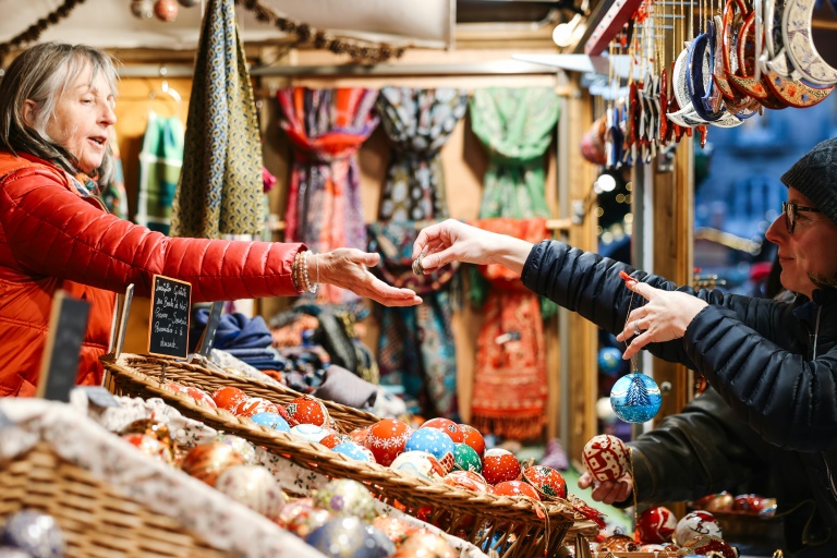 Le marché de Noël à Strasbourg, le 27 novembre 2024