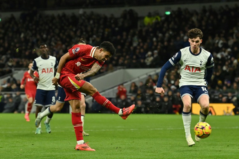 Luis Diaz buteur pour Liverpool à Londres le 22 décembre 2024