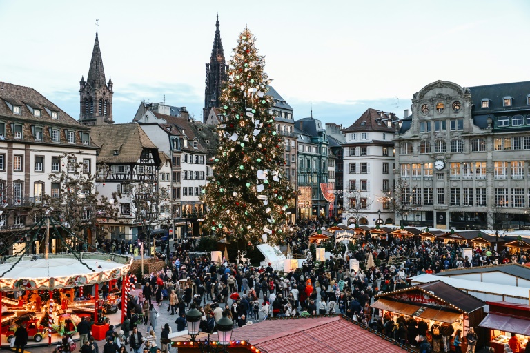 Le marché de Noël à Strasbourg, le 27 novembre 2024