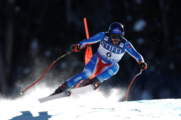 Cyprien Sarrazin en action lors de la descente de Beaver Creek, le 6 décembre 2024