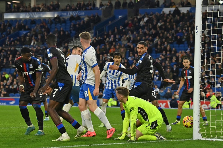 Crystal Palace s'est imposé contre Brighton (3-1) en Premier League à l'Amex Stadium le 15 décembre 2024