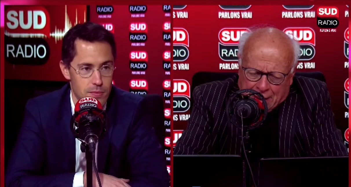 Ghislain Benhessa, sur la déconnexion en politique, invité d’André Bercoff dans "Bercoff dans tous ses états” sur Sud Radio.