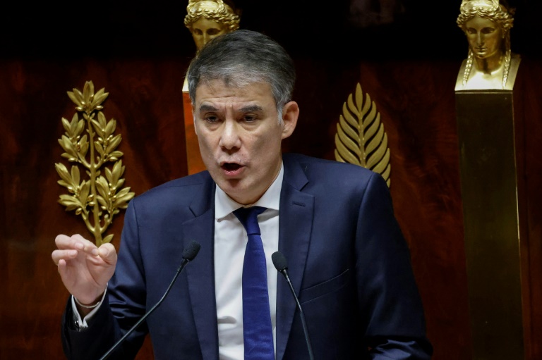 Le Premier secrétaire du PS Olivier Faure à l'Assemblée nationale, le 6 février 2023