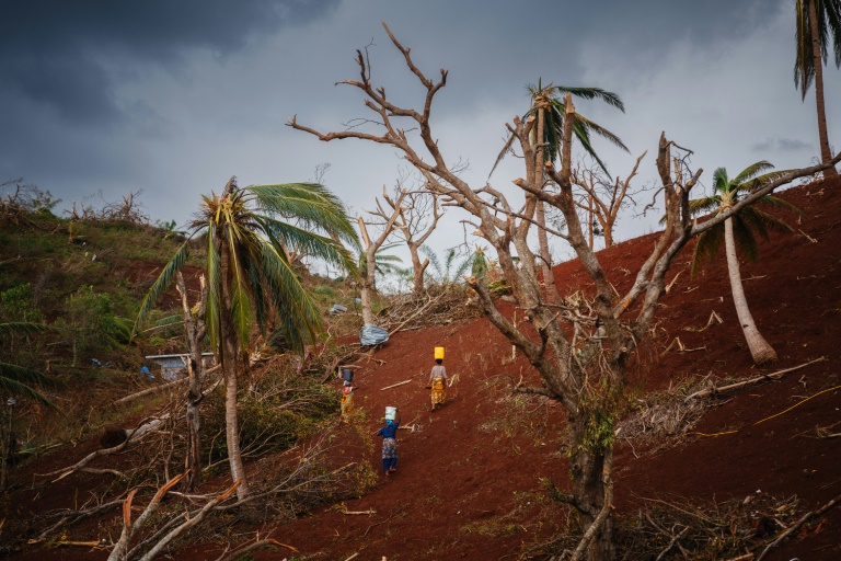 Le village de Bouyouni à Mayotte, le 19 décembre 2024