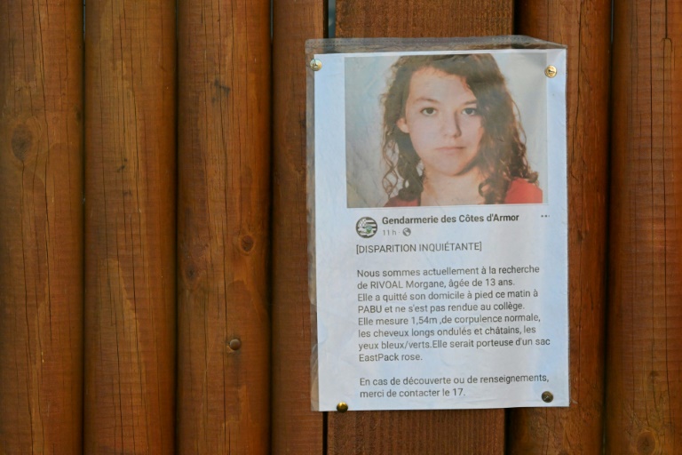 L'appel à témoins de la gendarmerie des Côtes-d'Armor après la disparition de Morgane Rivoal, 13 ans, disparue près de Pabu, en banlieue de Guingamp (Côtes-d'Armor), le 25 novembre 2024