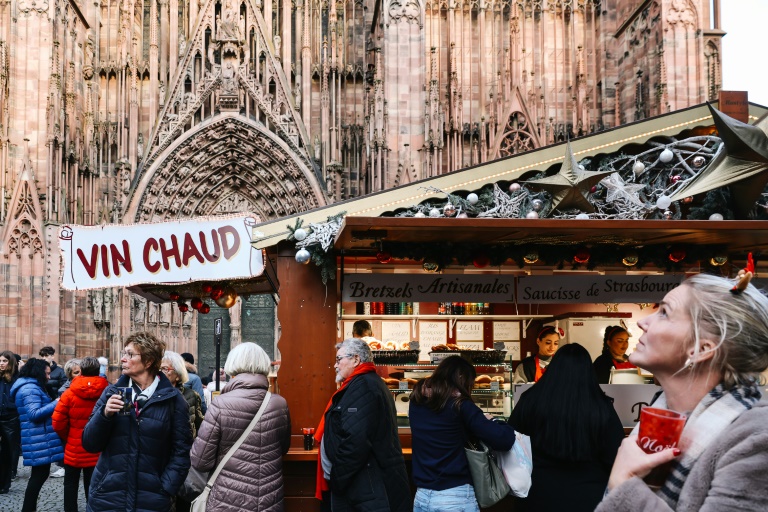 Le marché de Noël à Strasbourg, le 27 novembre 2024