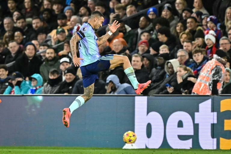 Gabriel Jesus à Londres le 21 décembre 2024