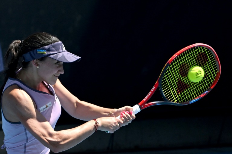 Eva Lys durant son match du 3e tour de l'Open d'Australie, le 18 janvier 2025 à Melbourne