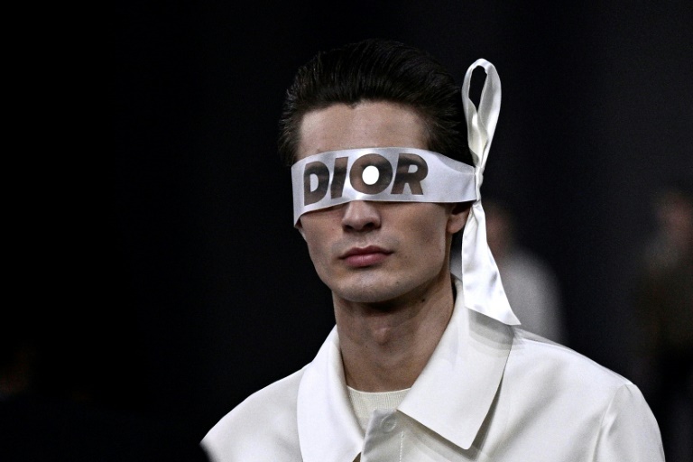 le défilé Dior Homme lors de la Fashion Week de Paris, le 24 janvier 2025