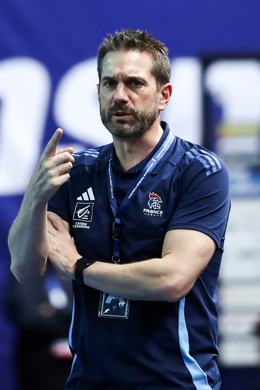 L'entraîneur des Bleus Guillaume Gille au Zatika Sport Centre, le 14 janvier 2025