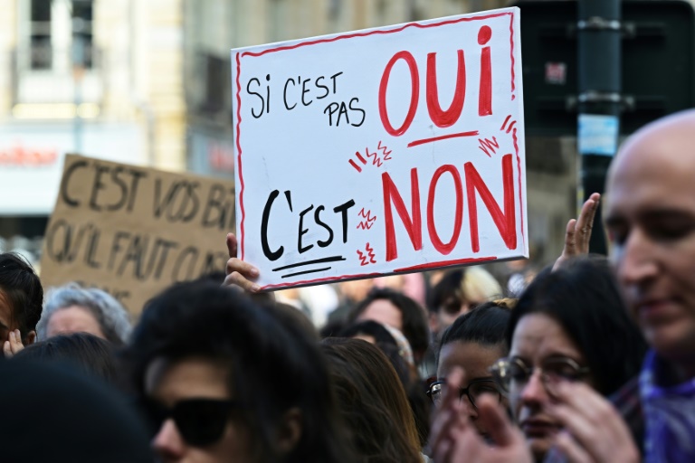 Manifestation en soutien à Gisèle Pelicot à Rennes, le 14 septembre 2024