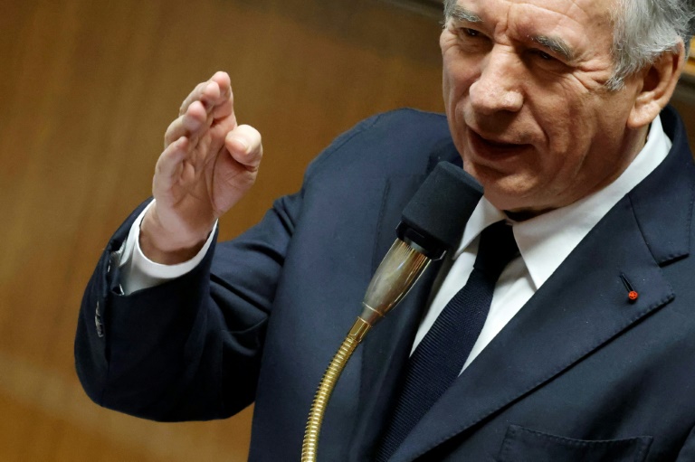 Le Premier ministre François Bayrou à l'Assemblée nationale le 14 janvier 2025 à Paris