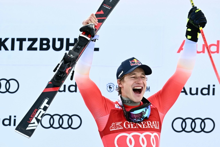 Le Suisse Marco Odermatt a remporté le Super-G de Kizbühel (Autriche) le 24 janvier 2025