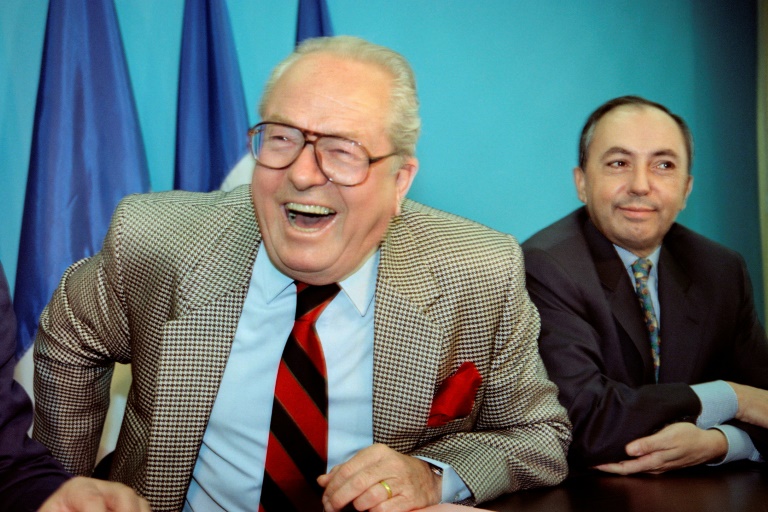 Jean-Marie Le Pen et Bruno Mégret en 1997