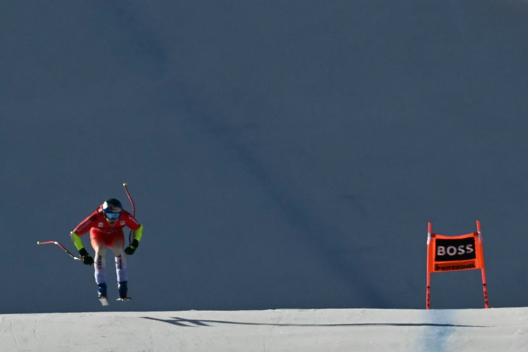 Le Suisse Marc Odermatt a remporté le Super-G de Kitzbühel (Autriche) le 24 janvier 2025