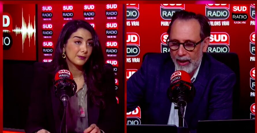 Aurélie Assouline, sur le conflit israélo-palestinien, invitée d’Alexis Poulin dans "Poulin sans réserve” sur Sud Radio.