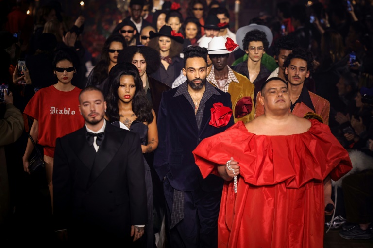 Défilé Willy Chavarria à la Fashion Week de Paris, le 24 janvier 2025