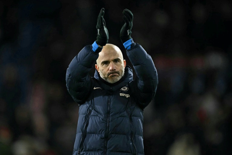 L'entraîneur de Chelsea Enzo Maresca, après le match de Premier League contre Crystal Palace au Selhurst Park de Londres, le 4 janvier 2025.