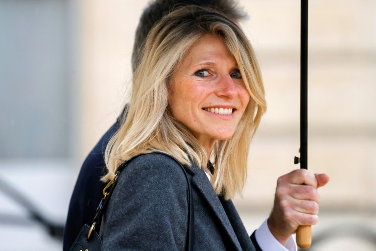 La ministre des Sports, Marie Barsacq, quittant le palais de l'Elysée, le 8 janvier 2025 à Paris