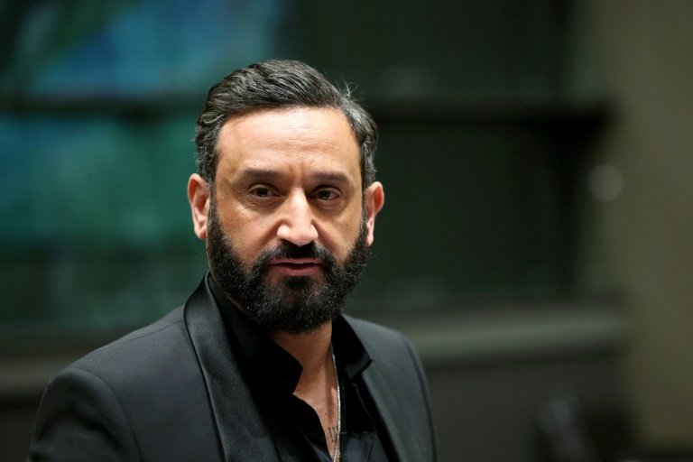 L'animateur Cyril Hanouna devant la commission d'enquête parlementaire sur l'attribution des fréquences TV, à l'Assemblée nationale, à Paris, le 14 mars 2024