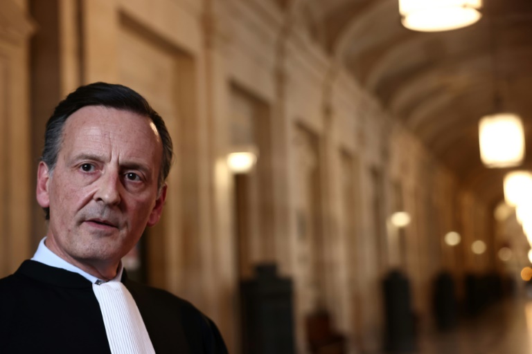 Me Francis Vuillemin, avocat de la défense du jihadiste Mehdi Nemmouche, à Paris le 26 février 2025