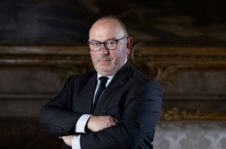 Le sénateur (LR) Laurent Duplomb, le 11 février 2025 au Sénat, à Paris