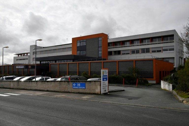 Photo de l'hôpital de Jonzac, où l'ex-chirurgien Joël Le Scouarnec a travaillé, le 29 février 2020