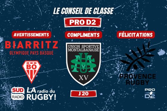 rugby, pro d2, julien tomas, montauban, biarritz, provence rugby, conseil de classe, agen,