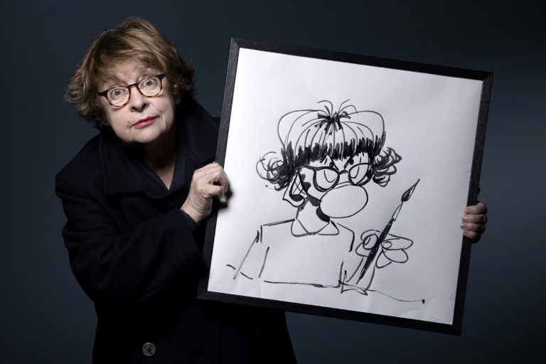 La dessinatrice de bande dessinée Florence Cestac, le 22 janvier 2021 à Paris