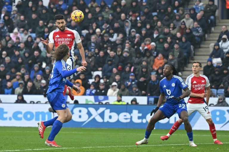 Mikel Merino marque pour Arsenal le 15 février 2025 à Londres