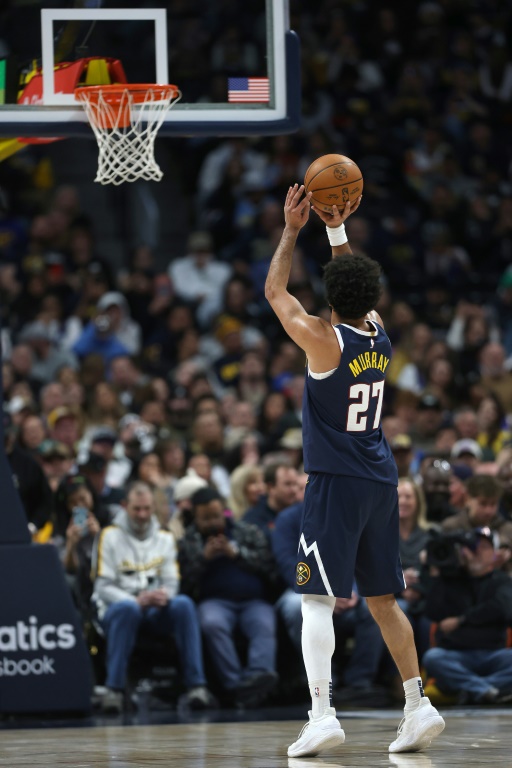 Jamal Murray (Denver Nuggets) contre les Portland Trail Blazers en NBA à Denver le 12 février 2025.