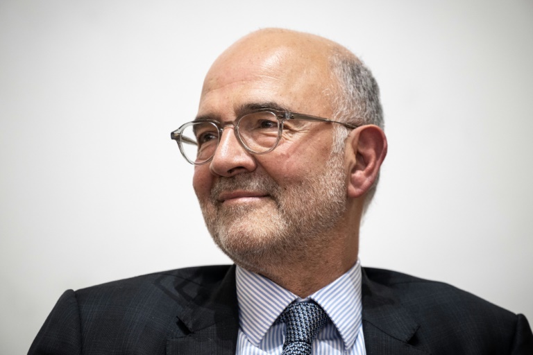 Le premier président de la Cour des comptes, Pierre Moscovici, lors d'une interview à l'AFP, à Toulouse le 16 octobre 2024.