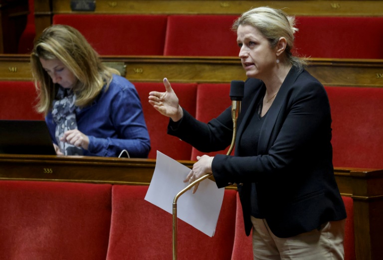 L'ex-ministre Barbara Pompili à l'Assemblée nationale le 13 mars 2023