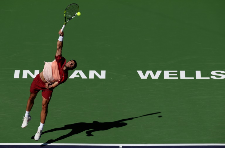 Carlos Alcaraz à Indian Wells le 8 mars 2025