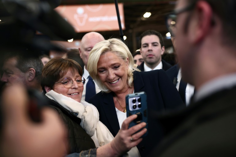 Marine Le Pen au Salon de l'agriculture, le 1er mars 2025