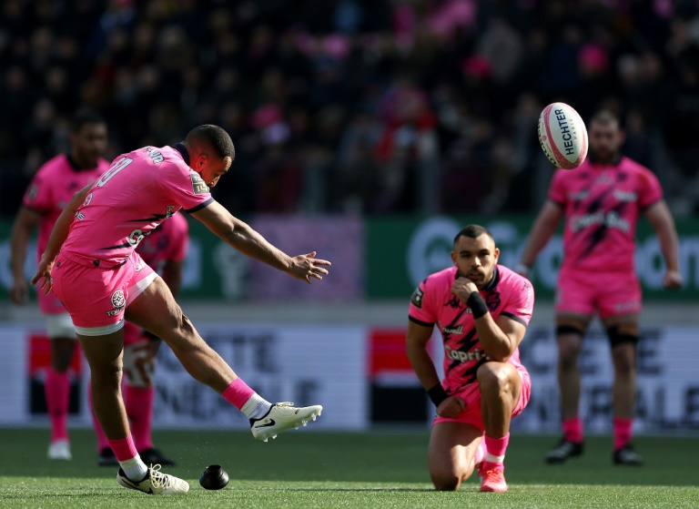 Le buteur du Stade Français Zach Henry à Paris le 1er mars